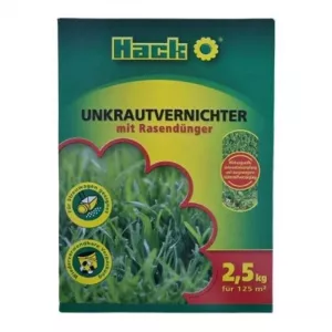 Środek chwastobójczy z nawozem do trawników