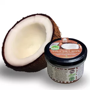 Masło shea białe z olejem kokosowym 100 gr