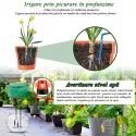 Automatyczny system nawadniania kropelkowego Deep-Drip na 15 roślin, z zasilaniem słonecznym