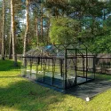 Szklarnia ROA Luxury EHLB 3.0, typu oranżeria, wykonana z ocynkowanej ogniowo stali i monolitycznego poliwęglanu, przezroczysta i bardzo odporna