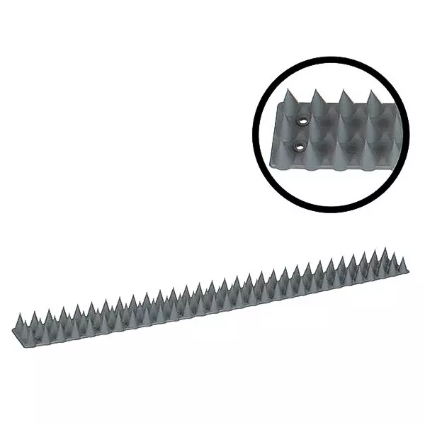 Kolce przeciw ptakom Sky Fence, antracytowe, 45 × 5 cm, zestaw 3 sztuki