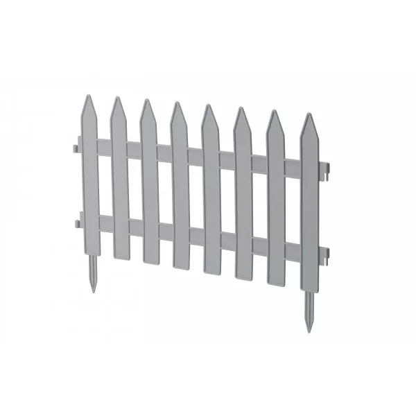 Płot plastikowy - 3,20 długi szary