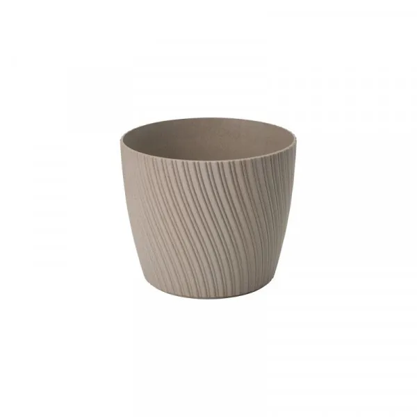 Doniczka Mika Eco Wood 13 brązowa