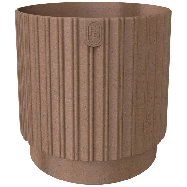 Doniczka Mika Cyli Petit Eco Wood 18 brąz