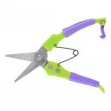 Sekator do przycinania kwiatów VM, z gumowaną rączką plastikową - 190 mm
