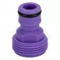Złącze węża plastikowego, gwint zewnętrzny 3/4" 
