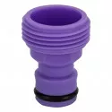 Złącze węża plastikowego, gwint zewnętrzny 3/4" 