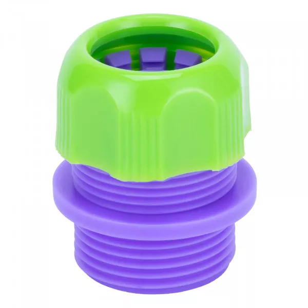 Szybkozłącze plastikowe 1/2" do węża z gwintem męskim 3/4"