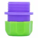 Szybkozłącze plastikowe 1/2" do węża z gwintem męskim 3/4"