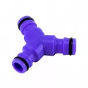 Rozdzielacz typu T plastikowy, szybkozłącze 1/2"