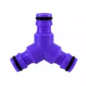 Rozdzielacz typu T plastikowy, szybkozłącze 1/2"
