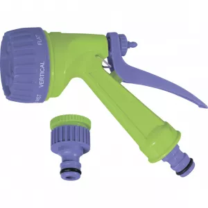 Zestaw nawadniający - wąż spiralny 7,5 mx 10 mm, adapter plastikowy 1/2"-3/4"