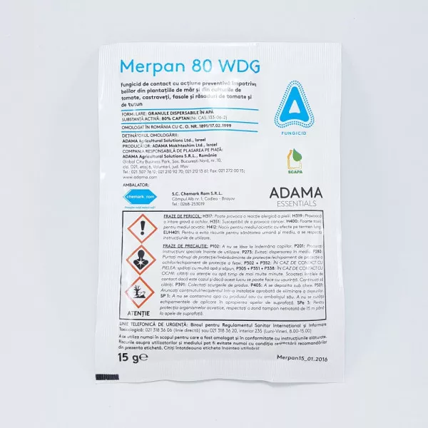 Merpan 80 WDG Fungicyd 15 gr