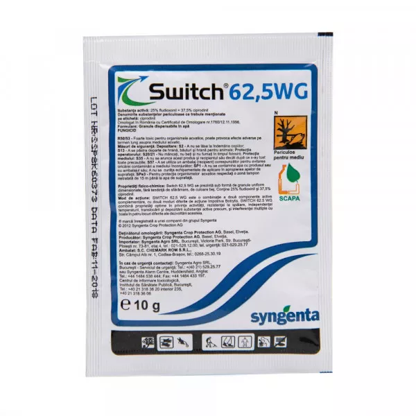 Przełącznik 62.5 WG Fungicyd 10 gr