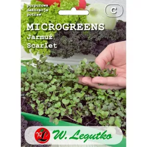 Microgreens - Jarmuż Scarlet