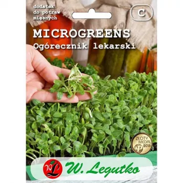 Microgreens - Ogórecznik lekarski
