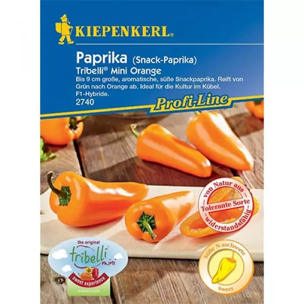 Papryka słodka Tribelli Mini Orange F1