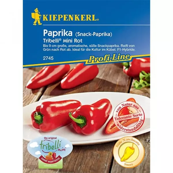 Papryka słodka Tribelli Mini Red F1