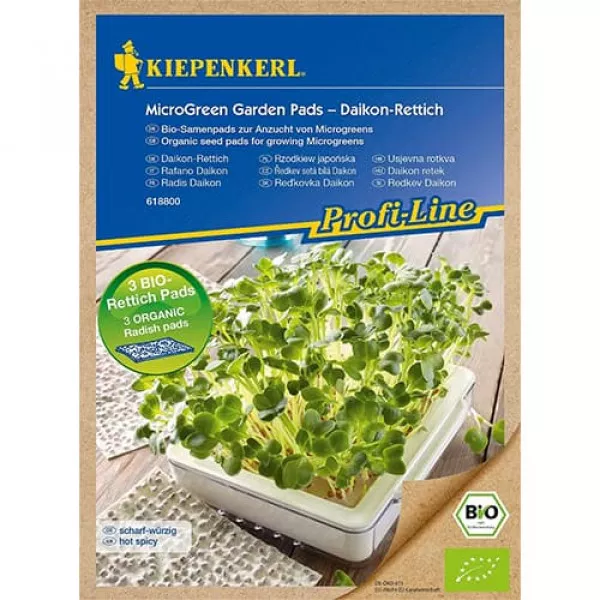 Microgreens BIO - Rzodkiewka Daikon