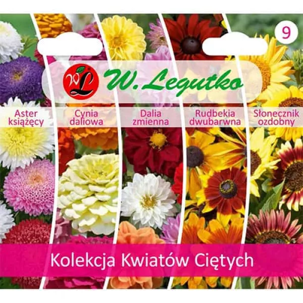 Kwiaty cięte, opakowanie 5 odmian