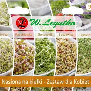 Nasiona na kiełki Zestaw dla kobiet