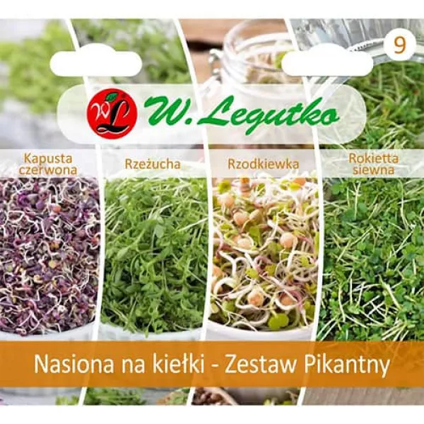 Nasiona na kiełki Mieszanka pikantna