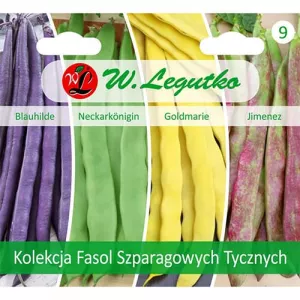 Kolekcja zielonej fasolki, opakowanie 4 odmian