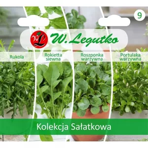 Kolekcja sałat, opakowanie zawiera 4 odmiany
