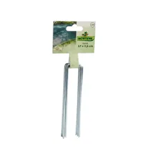 Metalowe klipsy Fixsol do mocowania folii i siatek, 17 x 3.5 cm, zestaw 10 szt.