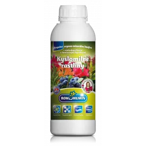 Organiczny nawóz dolistny dla roślin tolerujących kwasy Rokohumin