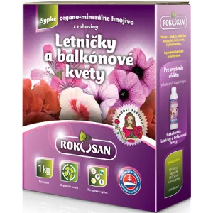 Organiczny nawóz stały do roślin jednorocznych i kwiatów balkonowych Rokosan