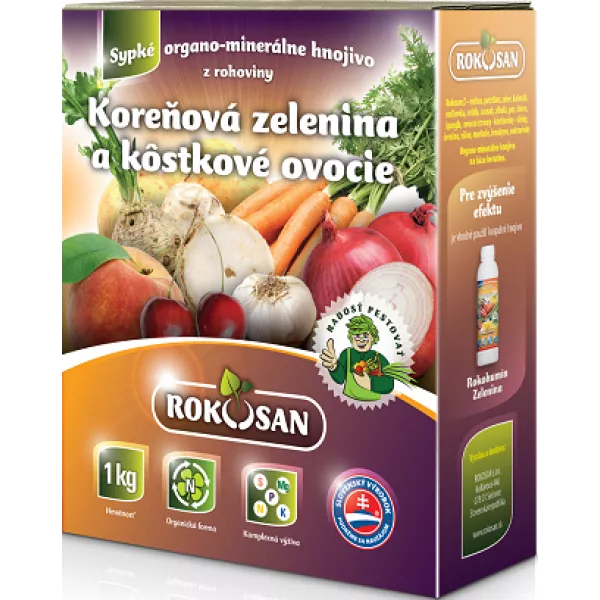 Organiczny nawóz stały do roślin okopowych i pestkowców Rokosan