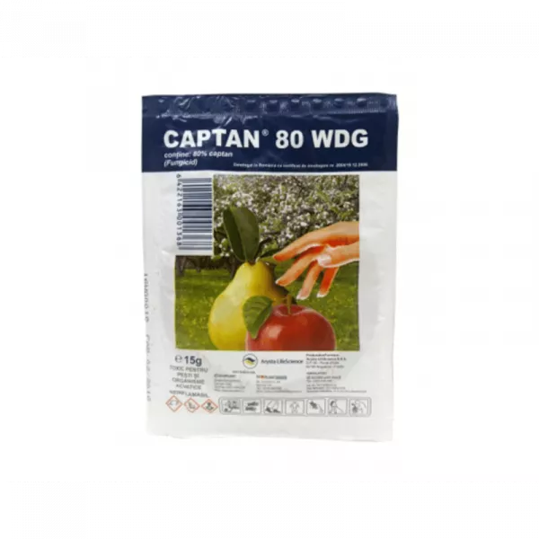 Captan 80 WDG Fungicyd 150 gr